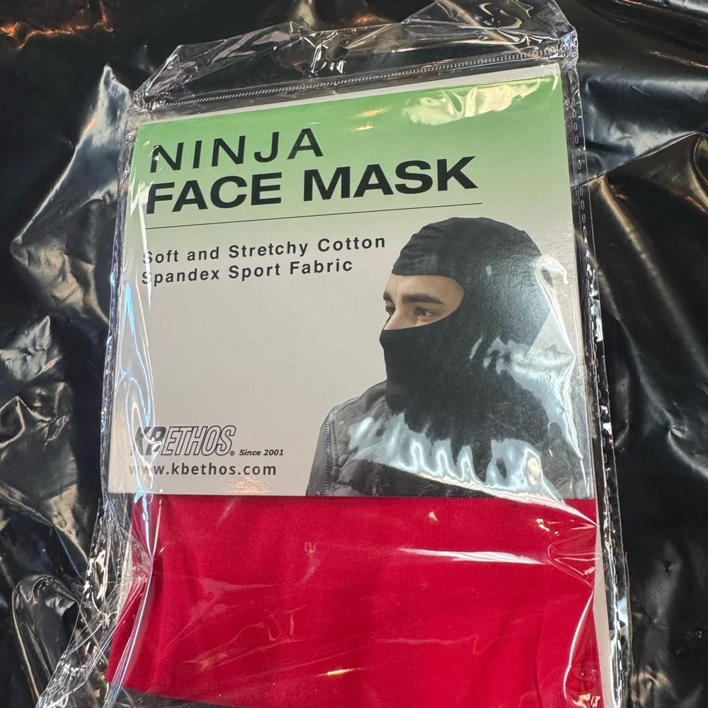 KBETHOS Ninja Pooh Shiesty Face Mask - Red